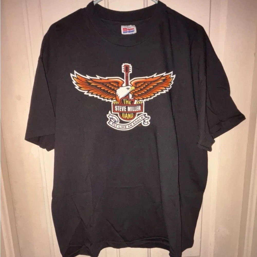 Vintage 1990's Steve Miller Band Tour  Band Tshirt Shirt XL Fly Like An Eagle